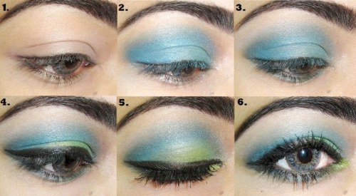 maquillaje ojos azules