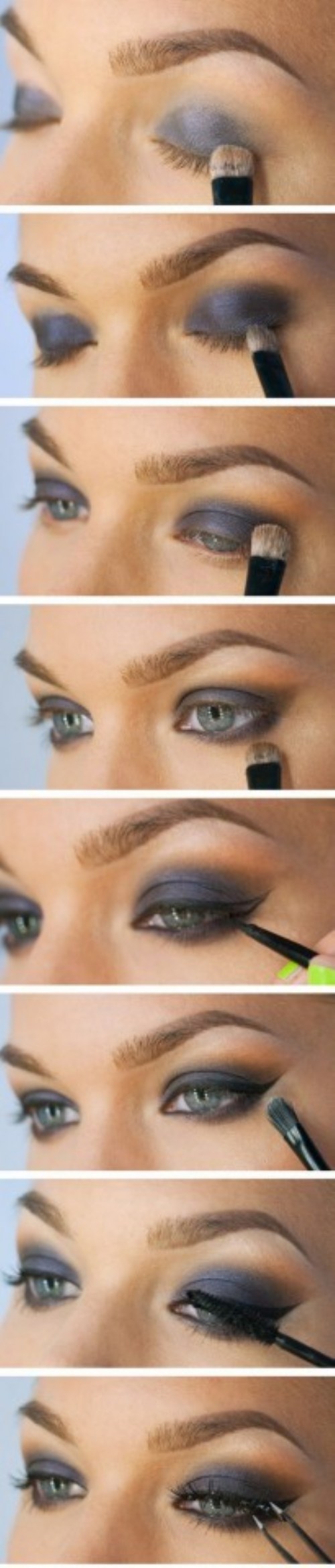 maquillaje ojos azules