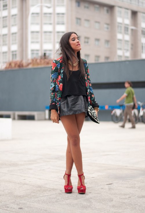 blazzer floreados primavera