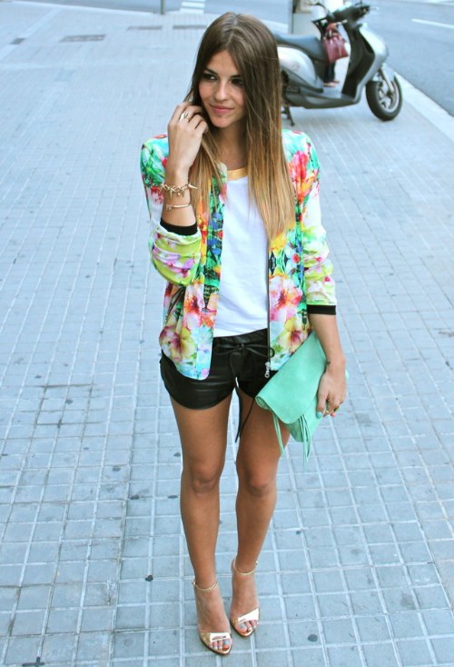 blazzer floreados primavera