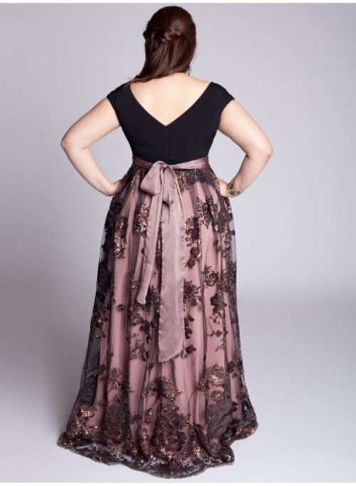 vestido elegante gorditas