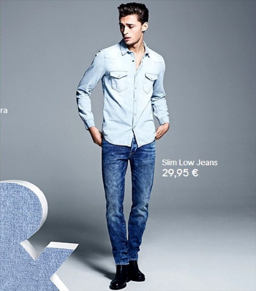 blue jeans hombre h&m
