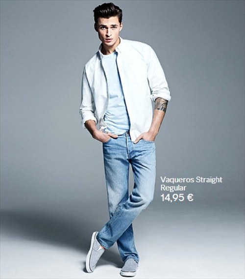 blue jeans hombre h&m