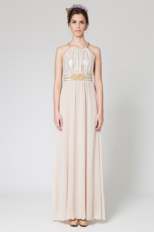 vestidos elegantes pasteles