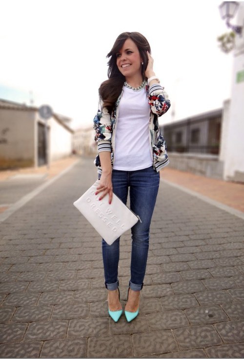 combinacion outfits camiseta blanca