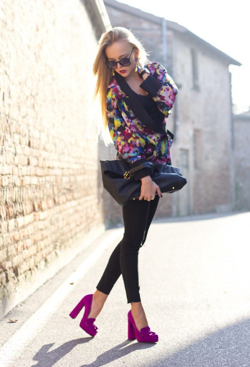 tacones altos colores