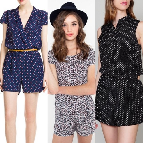 jumpsuits de lunares