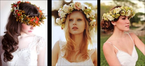 peinados flores novia 