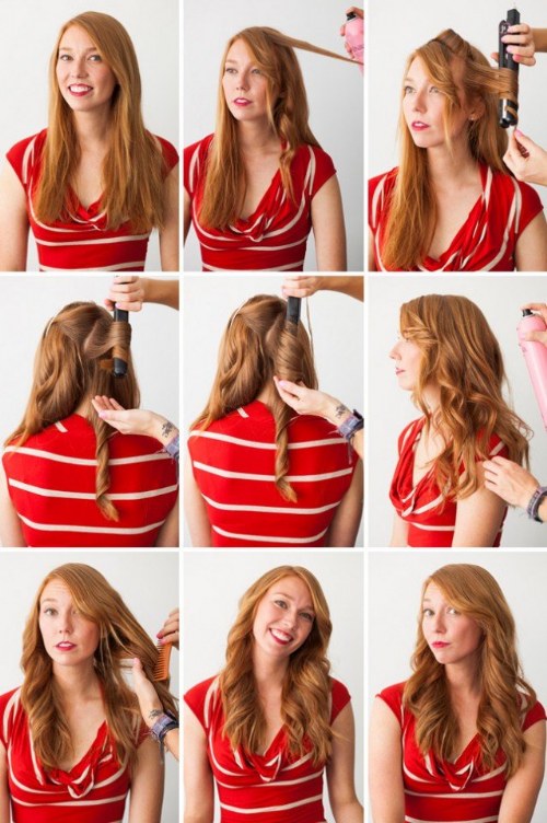 tutorial cabello playero con ondas