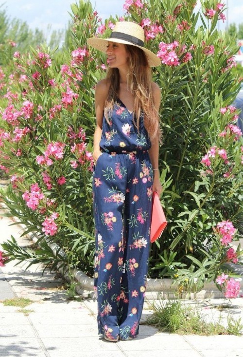 jumpsuits de flores outfits