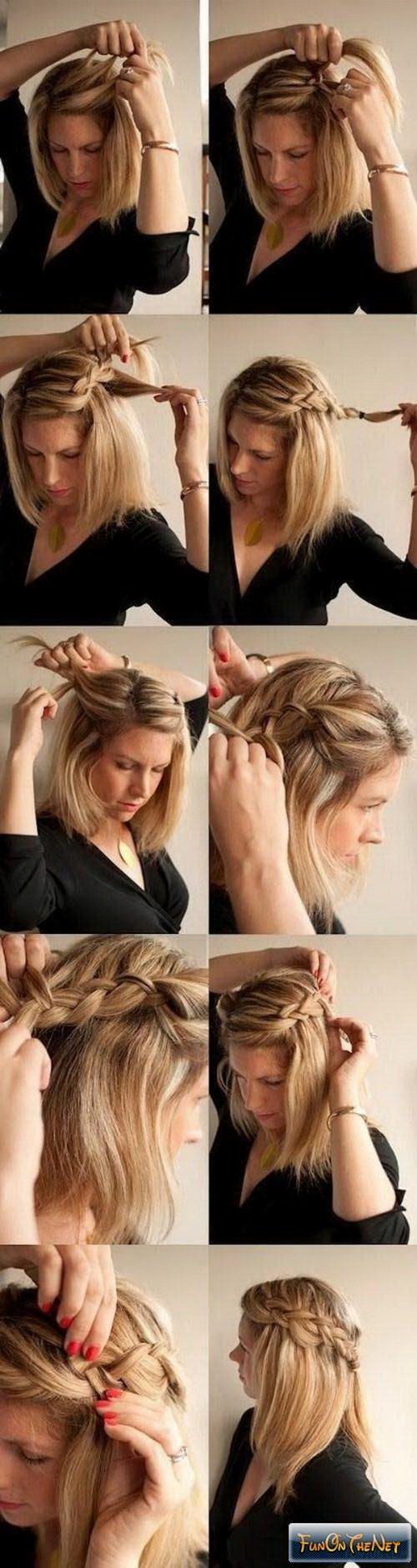 peinados medio cabello recogido