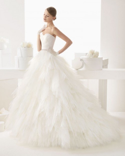 rosa clara vestidos 2014 novia
