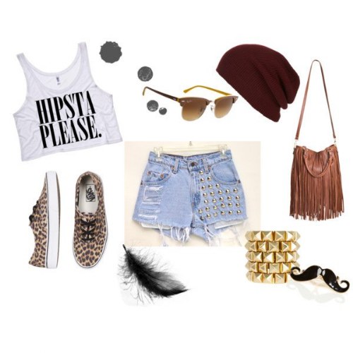 shorts cintura polyvore outfits