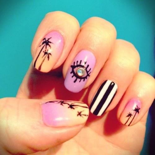diseños uñas verano