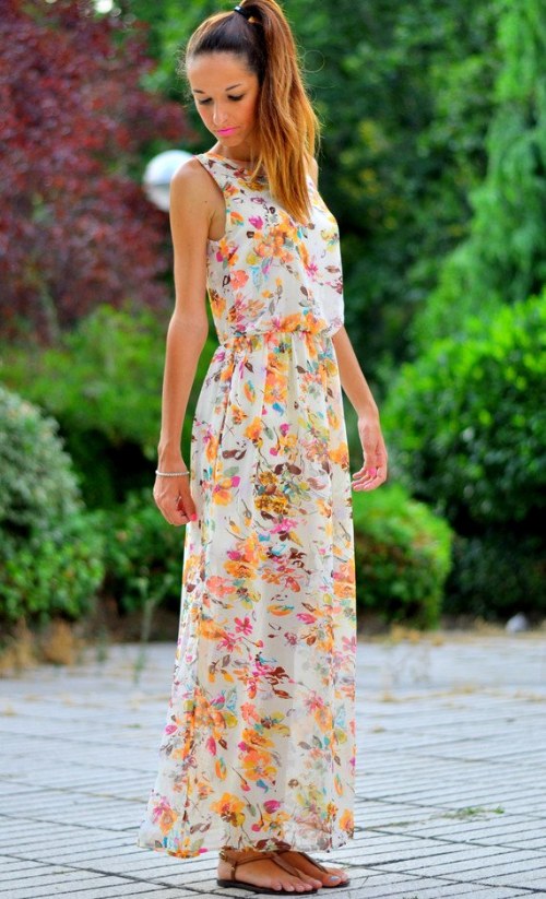 vestidos maxi verano moda 2014