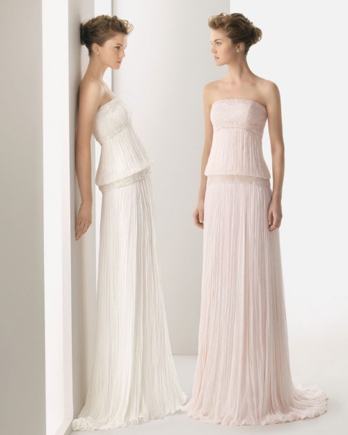 vestidos de novia diferentes colores 