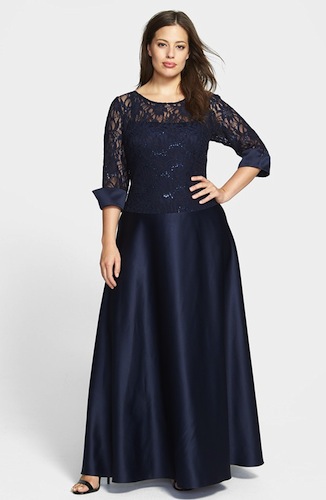 modelos de vestidos para fiesta para gorditas