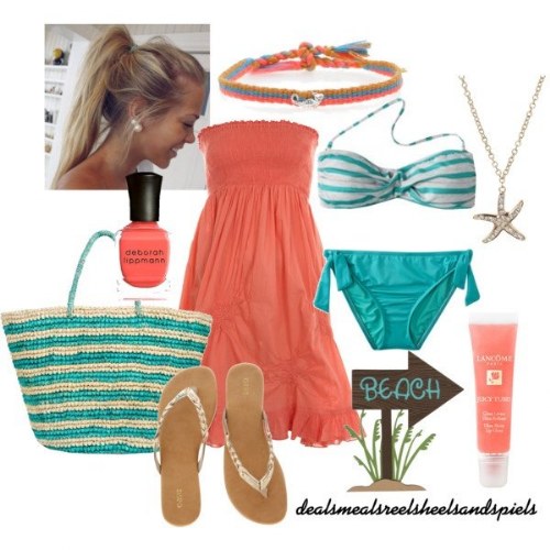 outfits polyvore para verano playa
