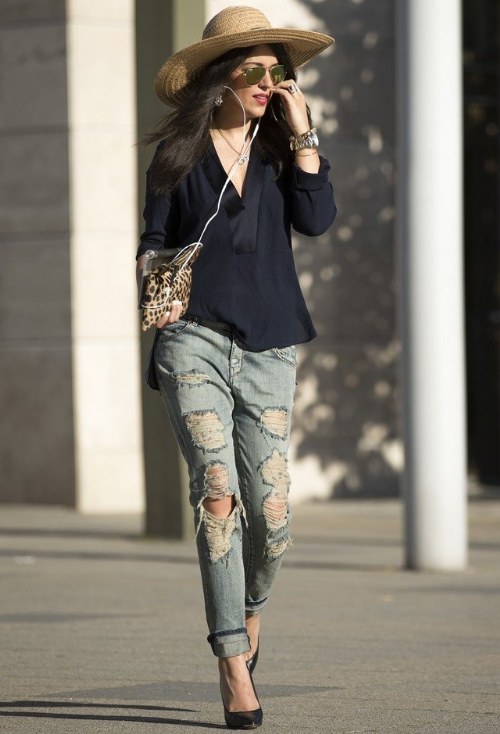 outfits sombreros de paja verano