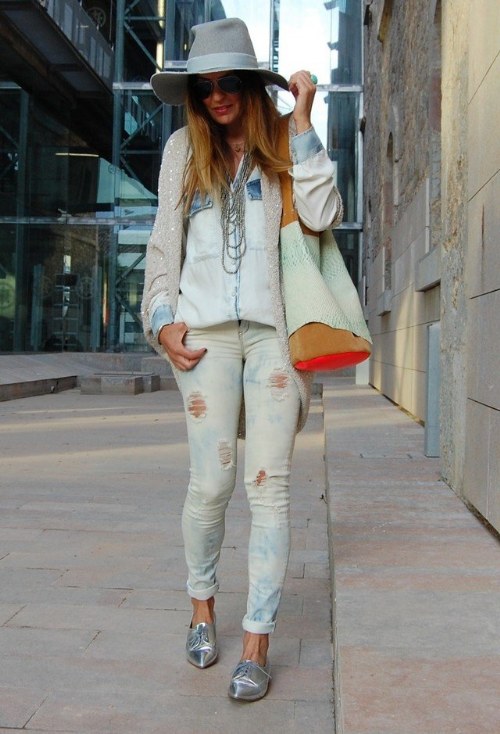 outfits sombreros de paja verano
