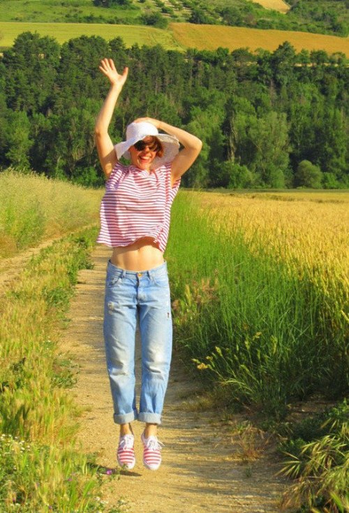 outfits sombreros de paja verano