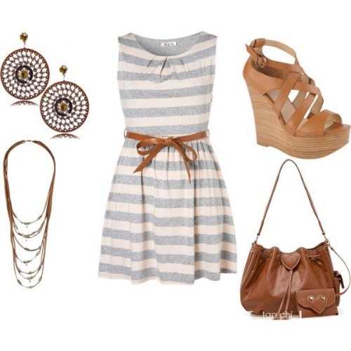 outfits vestidos polyvore verano