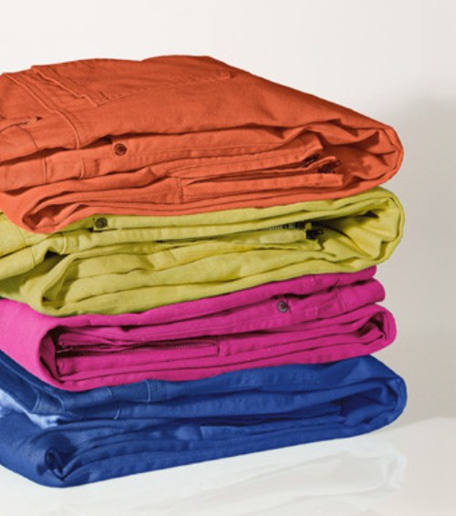 pantalones denim de colores moda 2014