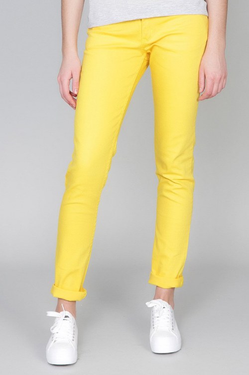 pantalones denim de colores moda 2014