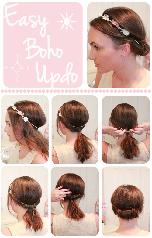 tutoriales peinados boho verano