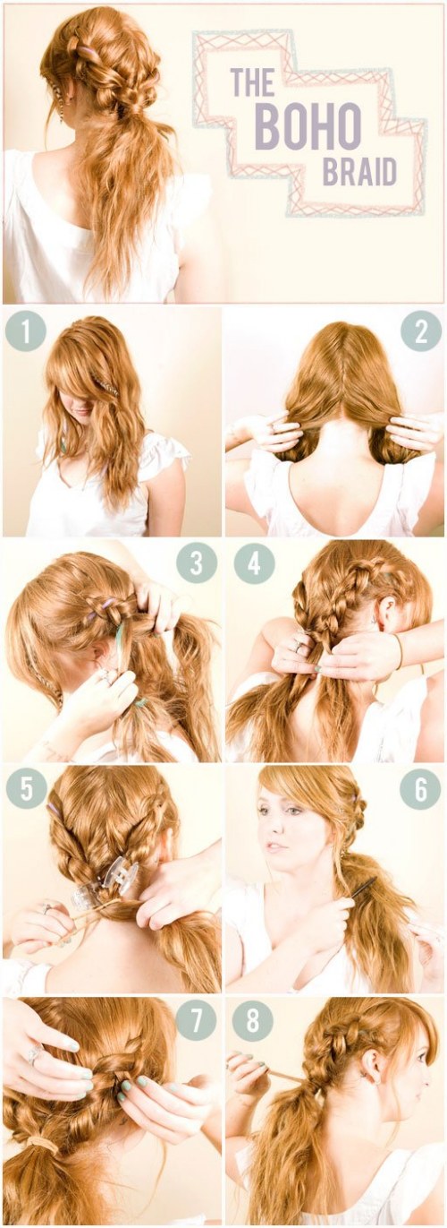tutoriales peinados boho verano