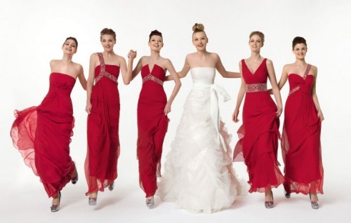 vestidos para damas de honor bodas 2014