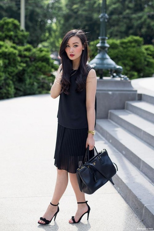 vestidos negros para chicas
