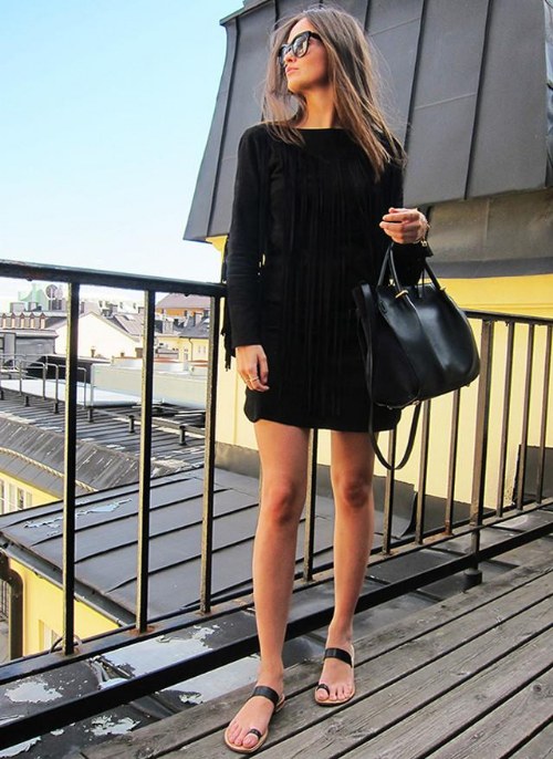 vestidos negros para chicas