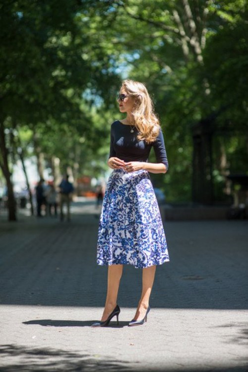 faldas midi moda verano outfits