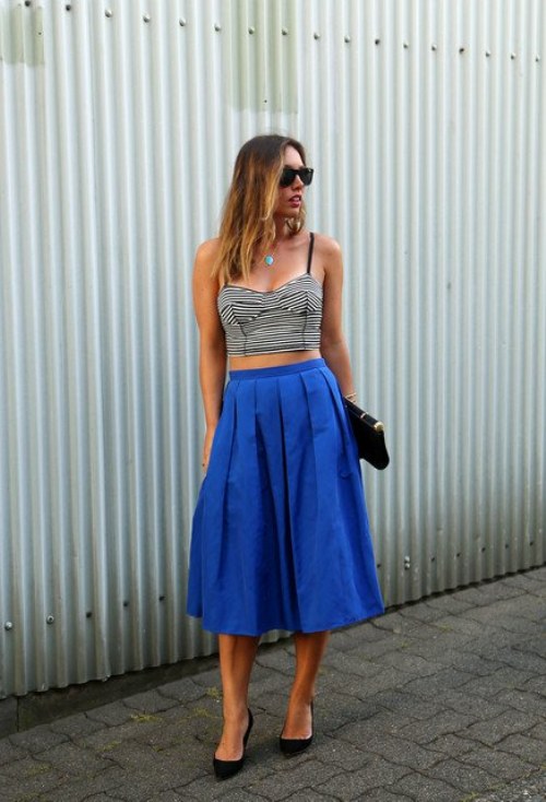 faldas midi moda verano outfits