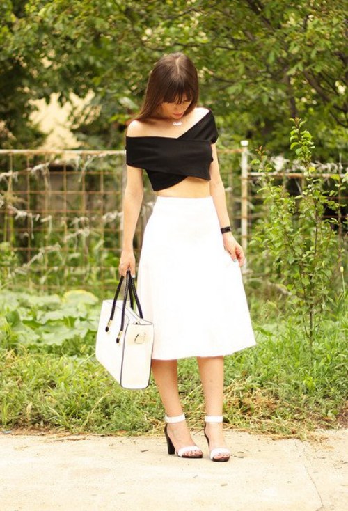 faldas midi moda verano outfits