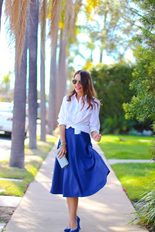 faldas midi moda verano outfits