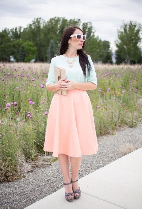 faldas midi moda verano outfits