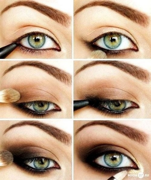 ideas maquillaje para ojos sombras delineado