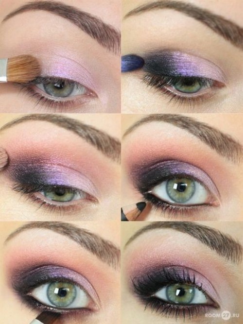 ideas maquillaje para ojos sombras delineado