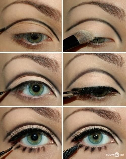 ideas maquillaje para ojos sombras delineado
