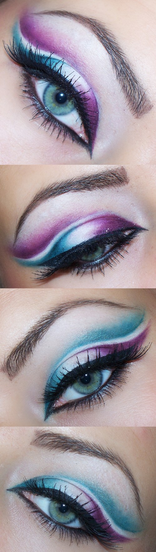 maquillaje para ojos azules sombras