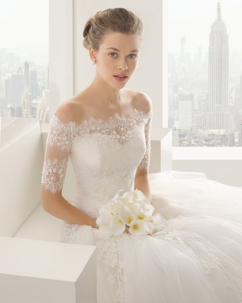 vestidos de novias rosa clara 2015