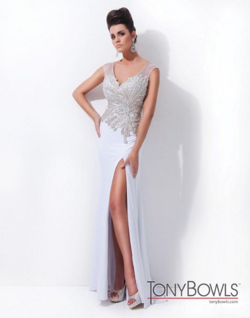 vestidos elegantes de noche tony bowls