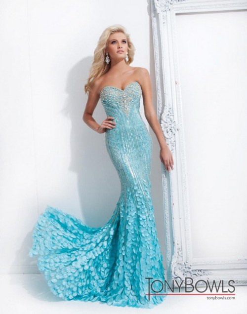 vestidos elegantes de noche tony bowls