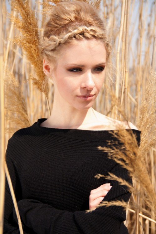 trenzados para la frente peinados