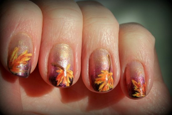 uñas diseños otoño manicure