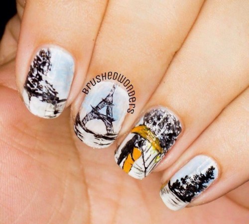 diseños paris uñas manicure