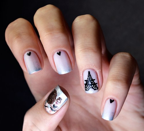 diseños paris uñas manicure