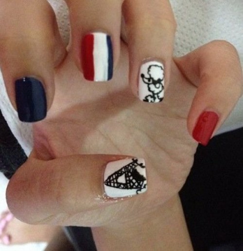 diseños paris uñas manicure